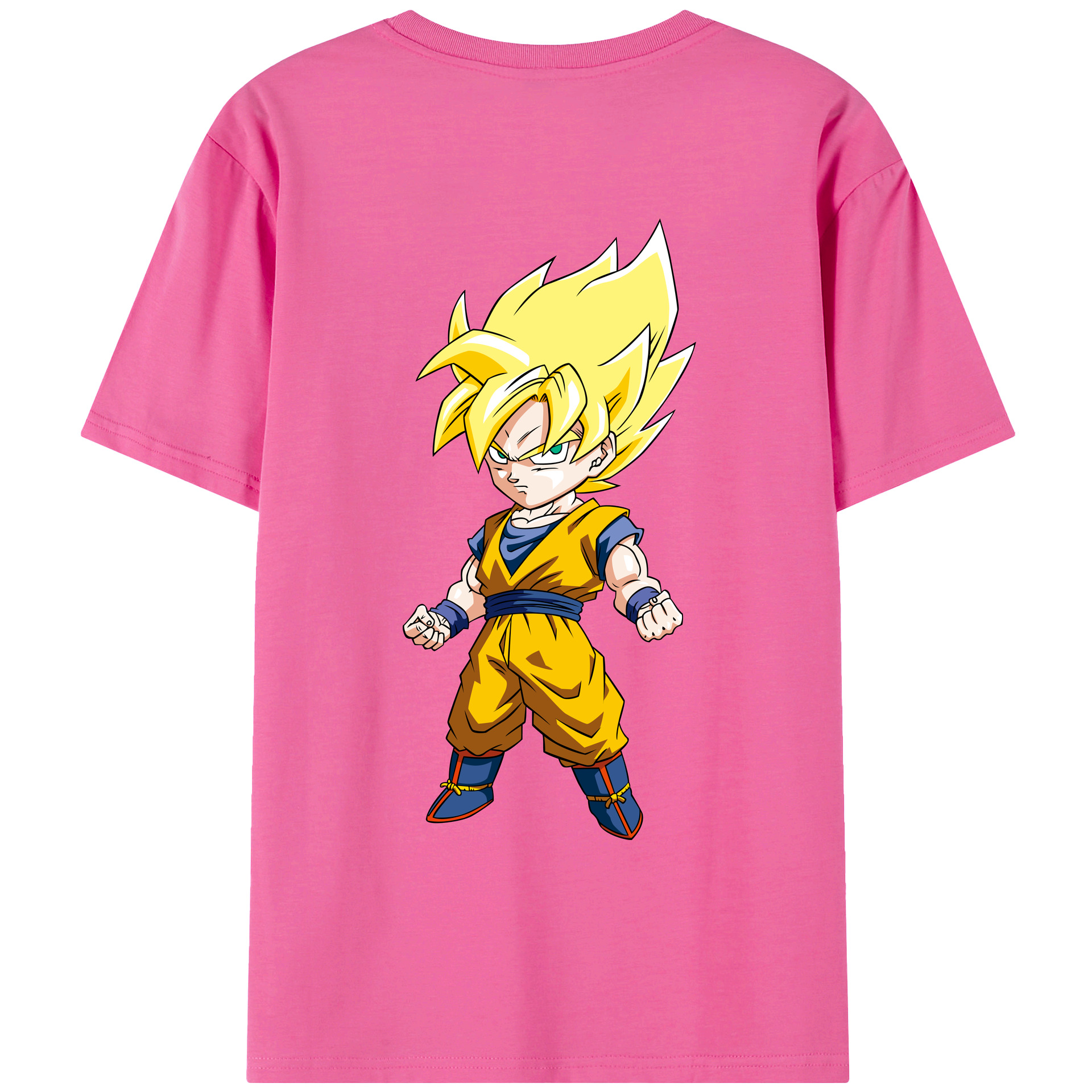 （画像用） ドラゴンボール 孫悟空（そん ごくう）Son Goku カカロット DRAGON BALL Kakarotto レディース半袖Tシャツ(バックプリント)